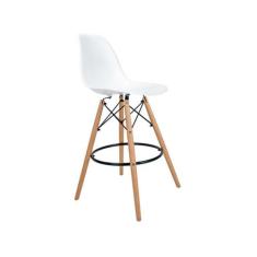 Banqueta Charles Eames Branca - Mobly