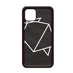 Capa abstrata origami tartaruga geométrica para iPhone 11 Pro Max capa para celular Apple