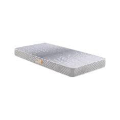 Colchão Solteiro Ecoflex Espuma D28 Ecoline Liso 88x188x12cm Cinza