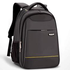 Mochila para laptop Mochila para computador masculino Mochila de viagem de grande capacidade, tecido impermeável selecionado, tecido de malha respirável com wicking nas costas