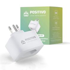 Smart Plug Wi-Fi Positivo Casa Inteligente, 10A, configuração rápida, 1.000W Bivolt – Compatível com Alexa