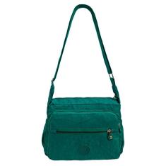 Bolsa Feminina Leve Transversal Tiracolo Vários Bolsos