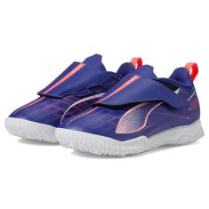 PUMA Tênis de treinamento unissex infantil Ultra Play Hook and Loop Turf, Lápis-lazúli-puma branco brilho pôr do sol, 16