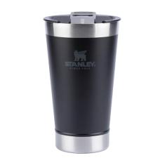 Stanley - Copo Térmico para Cerveja, 473ml, com Tampa, para Bebidas Quentes ou Frias, Matte-Black