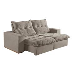 Sofá Retrátil E Reclinável 2 Lugares 230cm M177 Cinza