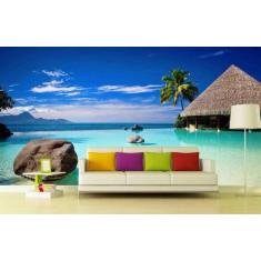 Papel de Parede Painel Fotográfico Praia n74 2,00X3,00 - Voce Decorand