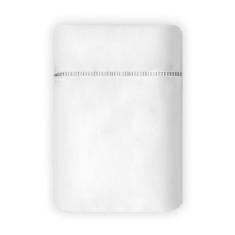 Lençol Solteiro de Cima Percal 200 fios Ponto Palito 100% Algodão - BE