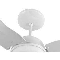 Ventilador teto aliseu smart cristal controle parede, Branco, 220V