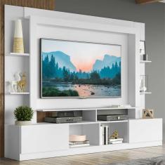 Home Theater Moscou P/Tv Ate 65 C/Suporte Universal Branco Acet. Tx