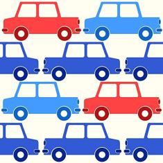 Papel de Parede Carrinho Coloridos