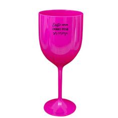 8 Taças Vinho Rosa Personalizada Para Live