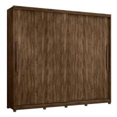 Guarda Roupa Casal 2 Portas 8 Gavetas 100% mdf Londres jacaranda