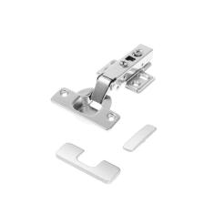 Dobradiça 40Mm Com Amortecedor Click Curva + Capa Fgv/Tn