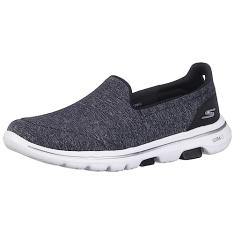 Sapatilha Go Walk 5-Honor, Skechers, Feminino, Preto/Branco, 35