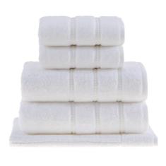 Jogo Toalha de Banho 5 Pçs Baby Skin Buddemeyer Luxus, Branca 1011