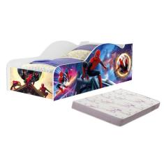 mini cama infantil adesivada carro baixa de chão com proteção lateral 