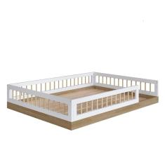 Cama Infantil Montessoriana Aveiro 144x195 Cm Branco