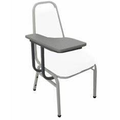 Cadeira Universitária Empilhável Linha Hotel Plus Branco