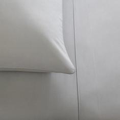 Lençol Casal com Elástico + 2 Fronhas Basic Percalle 180 Fios Buddemey