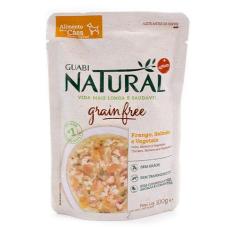 Ração Úmida Guabi Natural Grain Free para Cães Adultos sabor Salmão e 