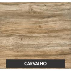 Mesa Para Escritório Office Estilo Industrial 90cm Kuadra Compace Carvalho