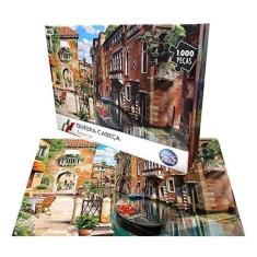 Quebra Cabeça Paisagem Grande 1000 Peças Veneza Pais e Filho - Pais E 