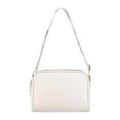 Bolsa quadrada de couro liso Daiana-Feminino