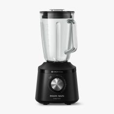 Liquidificador Philips Walita Serie 3000 Turbo Jarra De Vidro 700W Preto HR2272