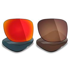 Mryok 2 pares de lentes polarizadas de substituição para óculos de sol Oakley Holbrook LX – Opções
