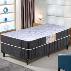 Cama Box Solteiro Conjugado Espuma Granada Plus Umaflex 0,88M