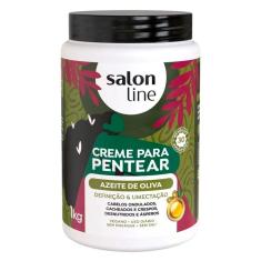 Creme Para Pentear Salon Line Azeite De Oliva 1kg