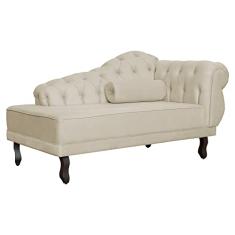 Divã Recamier Larissa Suede Lado Esquerdo - Diversas Cores - Ds Estofados