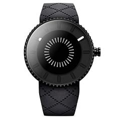 Relógio de Pulso Unissex Sinobi Relógio Design Criativo Rotação Engrenagem À Prova D'agua (Preto)