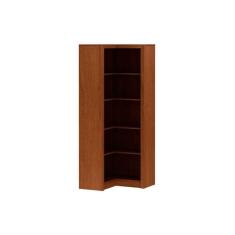 Guarda Roupa Closet de Quarto Canto Oblíquo ME4132 c/ 4 Prateleiras Aberto s/ Portas Amêndoa - Tecno Mobili