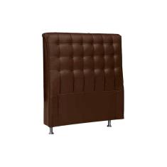 Cabeceira Cama Box Estofada Solteiro Solteiro Dama Plus Solteiro - Courano Cacau - Simbal