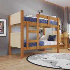 Beliche 162cm x 100cm x 205cm Solteiro Cinamomo/Off White