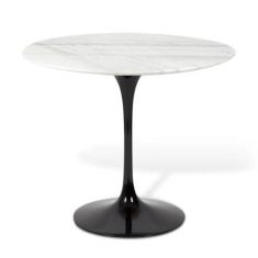 Mesa Saarinen Redonda Espírito Santo 100cm - Base Preta - mgsaarinen
