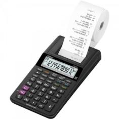 Calculadora Com Bobina HR-8RC-WE-B-DC 12 Dígitos Preta Casio