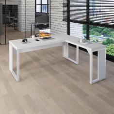 Mesa L Escritório Industrial 1,70m x 0,70m Pés Metal F5 - F5 Office G,