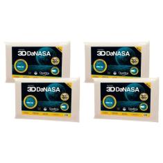 Travesseiro Viscoelástico 3D DaNasa DT3241 Kit c/ 4 Un (50x70) - Duoflex