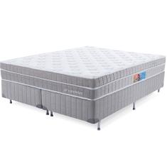 Cama Box Queen Colchão Molas Ensacadas Viscoelástica Espuma N