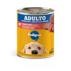 Ração Úmida Pedigree Lata Patê de Carne para Cães Adultos 280 g