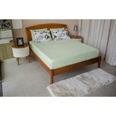 Lençol  Casal Queen Com Elástico 200 Fios Conforto - rm, verde