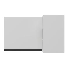 Armário de Cozinha Aéreo de Canto Veneza Multimóveis MP3742.964 Branco/Preto