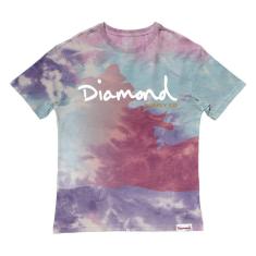 Camiseta Diamond OG Script Tie Dye Masculina-Masculino