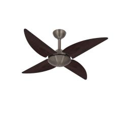 Ventilador Teto Bronze Quad 4 Pás Potente Quarto Ventax 220V