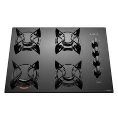 Cooktop Atlas U.top 4 Bocas Acendimento Automático Preto Bivolt