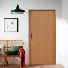 Porta Lisa Curupixa Batente Ecolológico 14 Fechadura 813/02 62 X 2,10 Direito Natural
