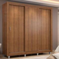 Guarda Roupa Casal Madesa Lyon 3 Portas de Correr 2 Gavetas com Pés, R