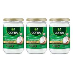 Kit 3uni Óleo de Coco Extravirgem 500ml - Copra